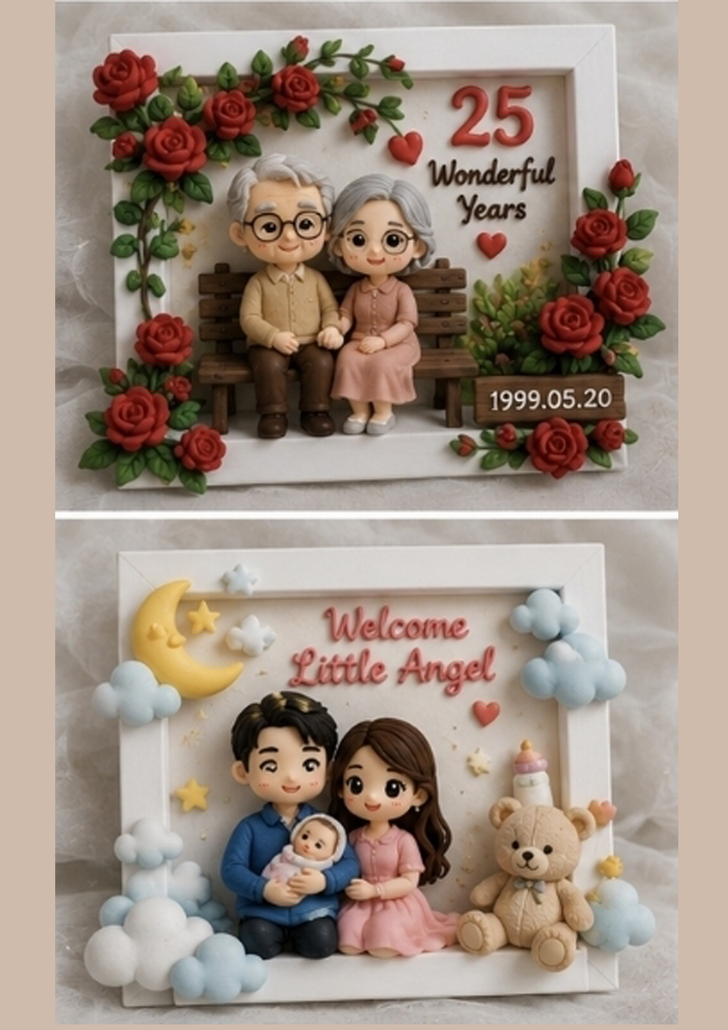 Personalised Figurine Out of Photo Frame